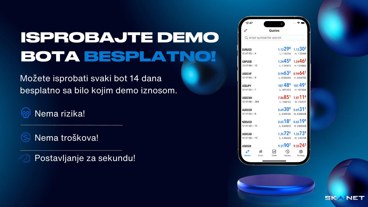 ISPROBAJTE DEMO BOT BESPLATNO!